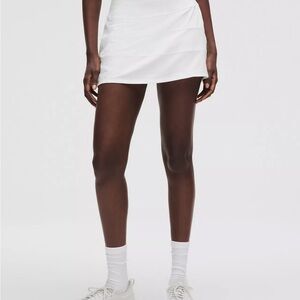 White Lululemon Pacer Skirt